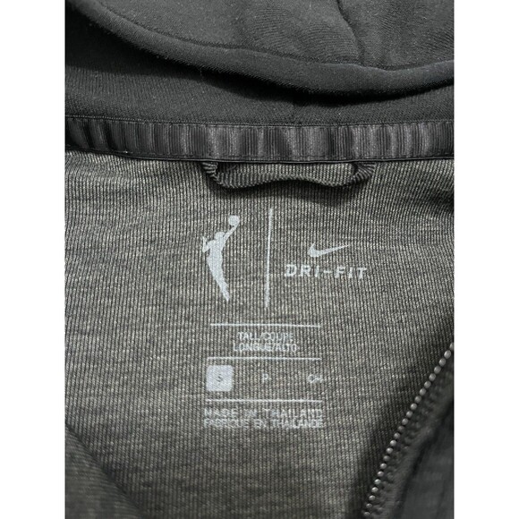 Nike Connecticut Sun WNBA Full Zip Hoodie Size Men’s Small Tall. Black. Logo’s - Picture 3 of 10